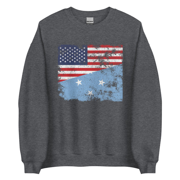 Micronesia USA Flag Sweatshirt