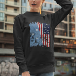 Federated States of Micronesia USA Flag Sweatshirt