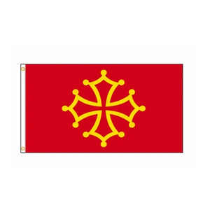 Midi-Pyrénées Flag - Occitania Flag - 90x150cm(3x5ft) - 60x90cm(2x3ft)