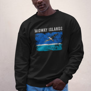 Midway Islands Flag Sweatshirt