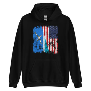 Midway Islands USA Flag Hoodie