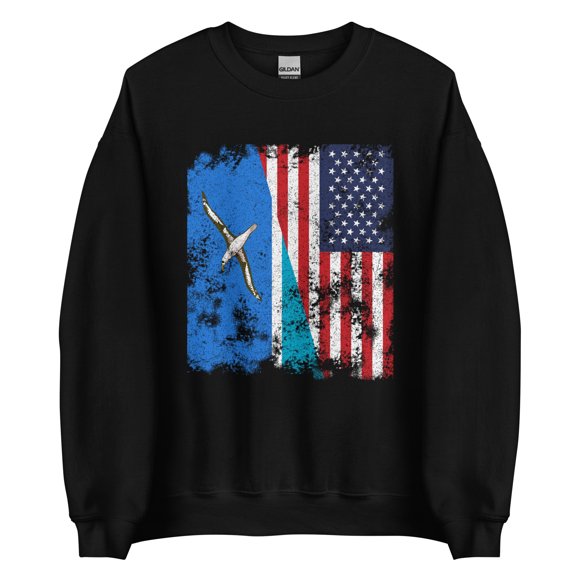 Midway Islands USA Flag Sweatshirt