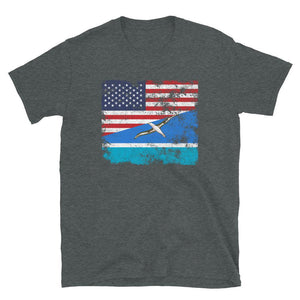 Midway Islands USA Flag T-Shirt