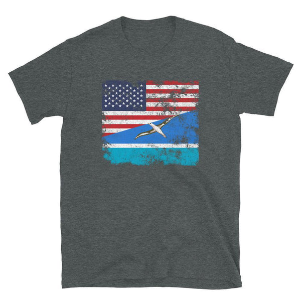 Midway Islands USA Flag T-Shirt