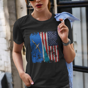 Midway Islands USA Flag T-Shirt
