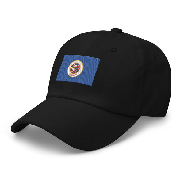 Minnesota 1983–2024 State Flag Cap - Adjustable Embroidered Dad Hat