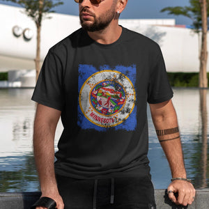 Minnesota 1983–2024 State Flag T-Shirt