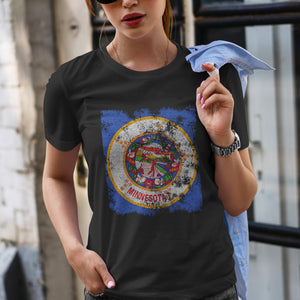 Minnesota 1983–2024 State Flag T-Shirt