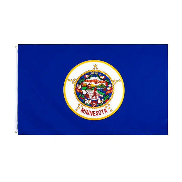 Minnesota State Flag - 90x150cm(3x5ft) - 60x90cm(2x3ft)