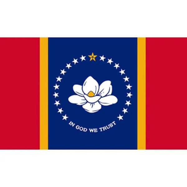 Mississippi State Flag - 90x150cm(3x5ft) - 60x90cm(2x3ft)