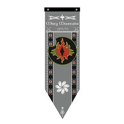 Misty Mountains Banner Flag