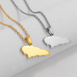 Mohéli Map Necklace - Mwali Map Pendant