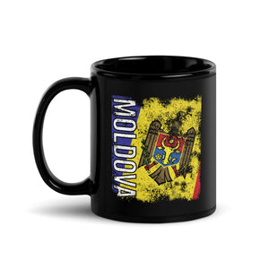 Moldova Flag - Distressed Flag Mug