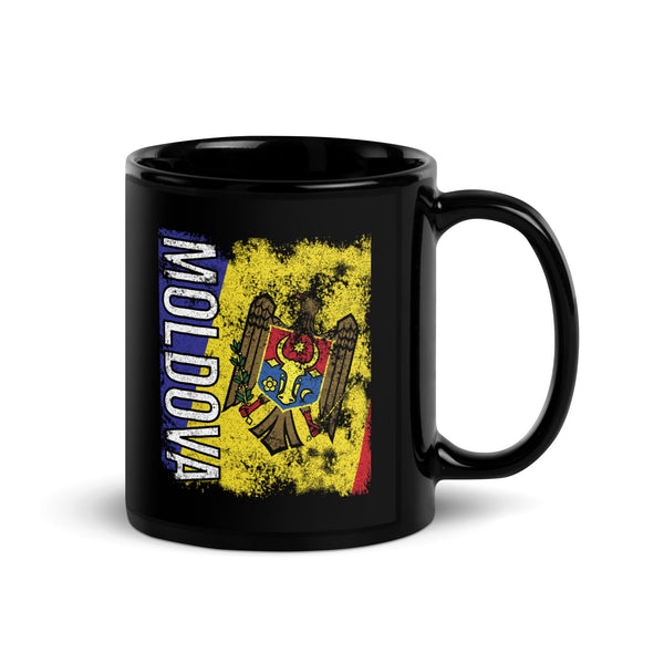 Moldova Flag - Distressed Flag Mug