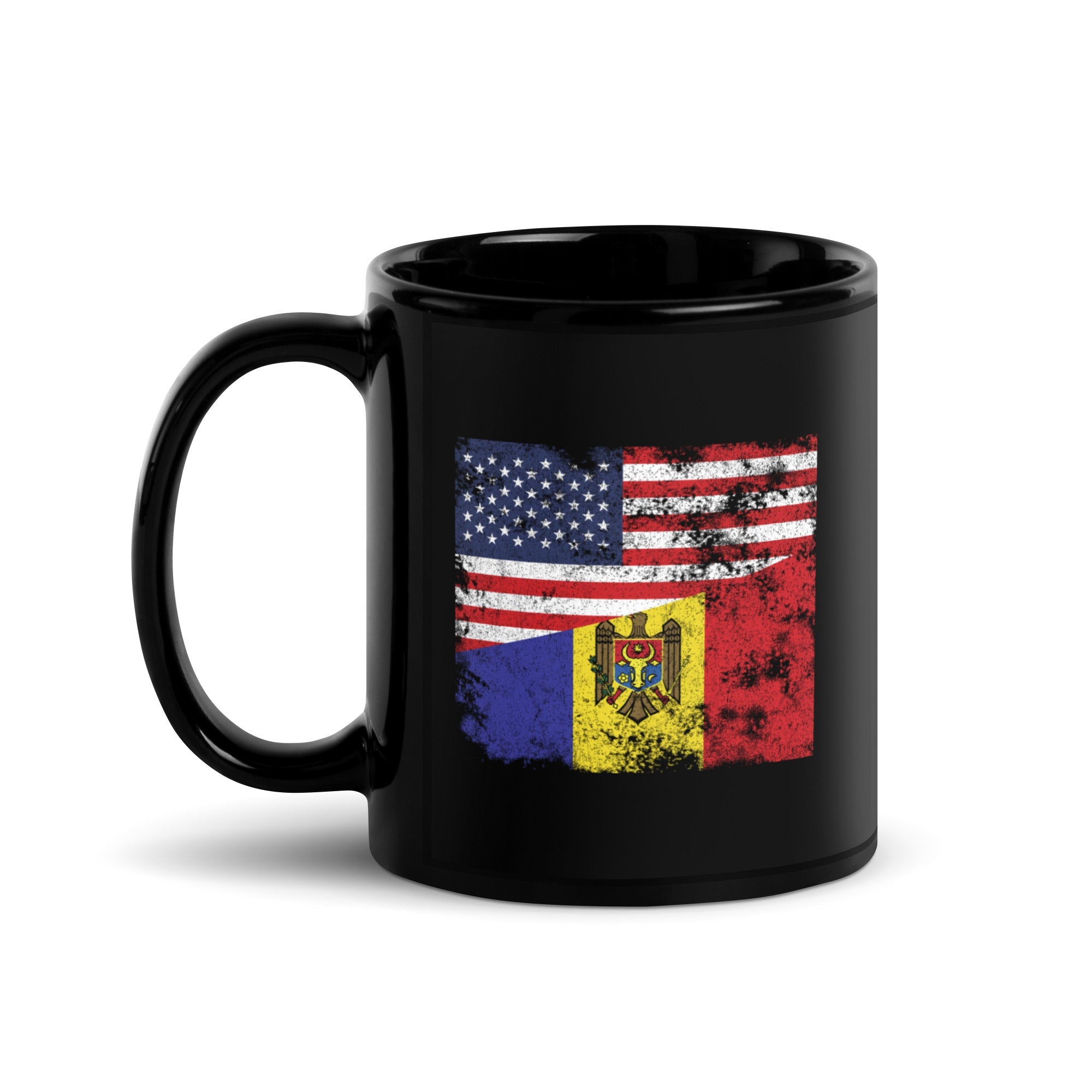 Moldova USA Flag Mug