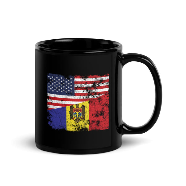 Moldova USA Flag Mug