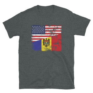 Moldova USA Flag T-Shirt