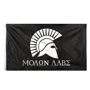 Molon Labe Flag - 90x150cm(3x5ft) - 60x90cm(2x3ft) - Spartan Flag