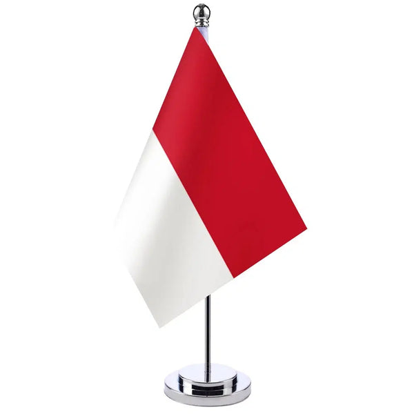 Monaco Desk Flag - Small Office Table Flag