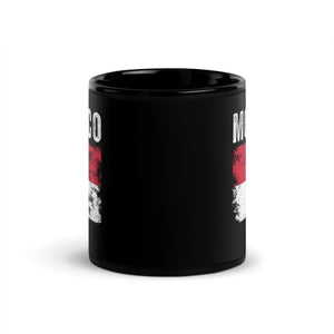 Monaco Flag Distressed - Monacan Flag Mug