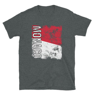 Monaco Flag Distressed T-Shirt