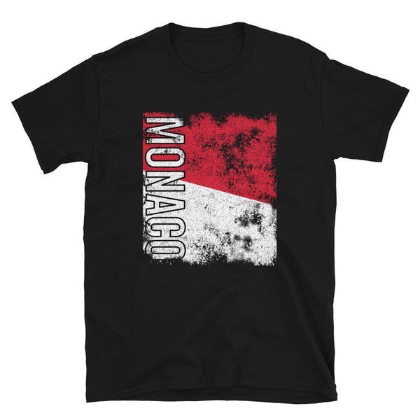 Monaco Flag Distressed T-Shirt