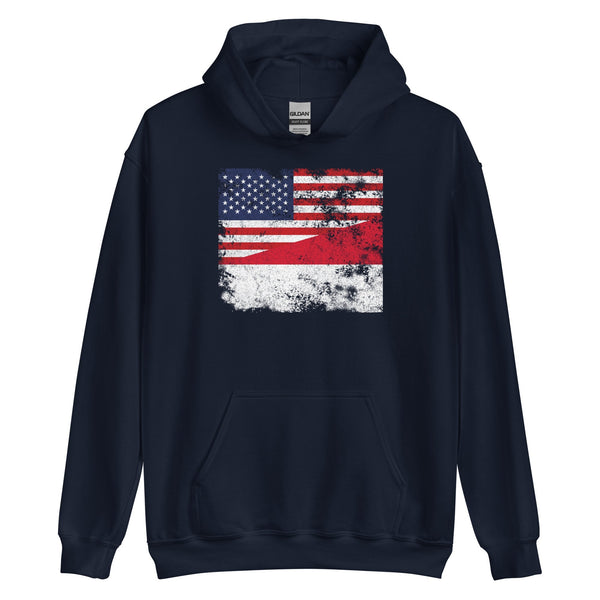 Monaco USA Flag Hoodie