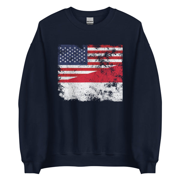 Monaco USA Flag Sweatshirt