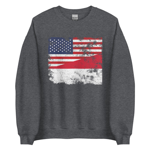 Monaco USA Flag Sweatshirt