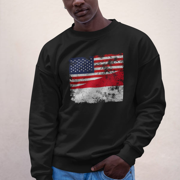 Monaco USA Flag Sweatshirt