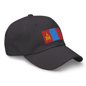 Mongolia Flag Cap - Adjustable Embroidered Dad Hat