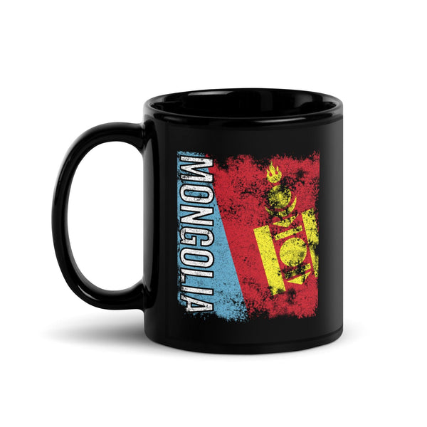 Mongolia Flag - Distressed Flag Mug