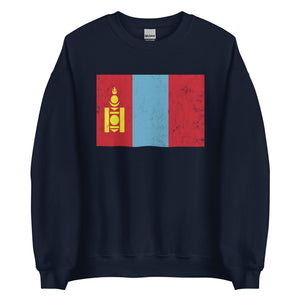 Mongolia Flag Sweatshirt