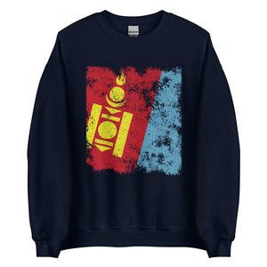 Mongolia Flag Sweatshirt