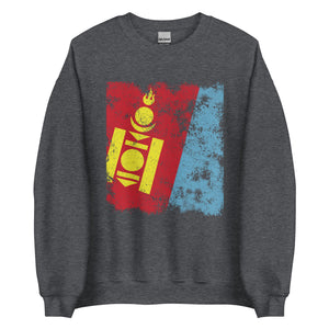 Mongolia Flag Sweatshirt