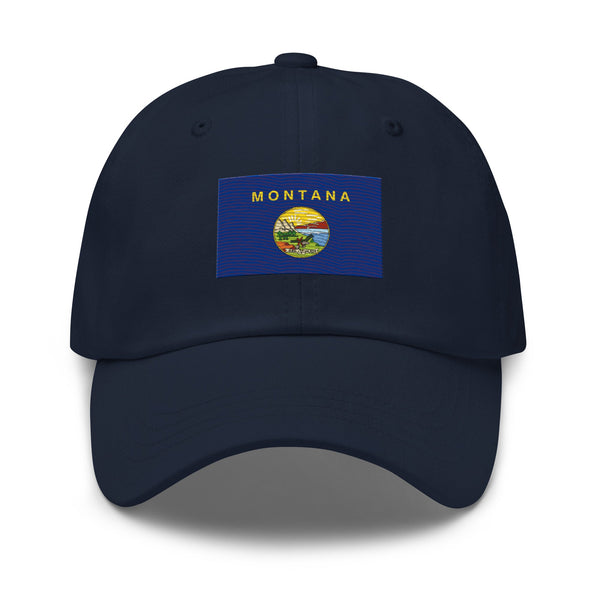 Montana State Flag Cap - Adjustable Embroidered Dad Hat