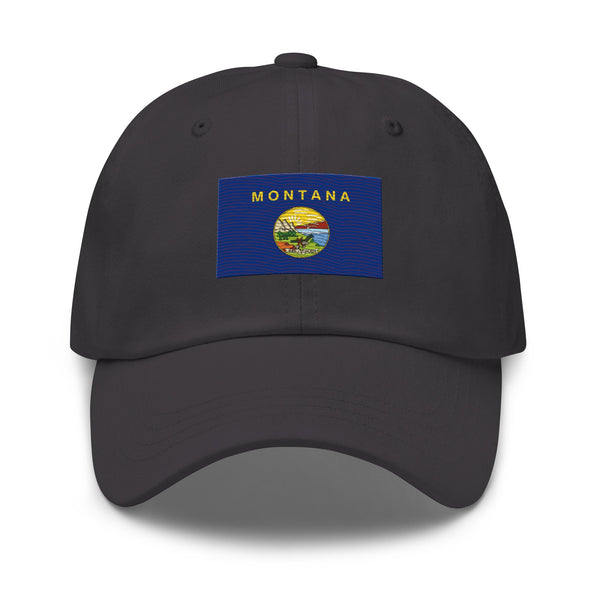 Montana State Flag Cap - Adjustable Embroidered Dad Hat