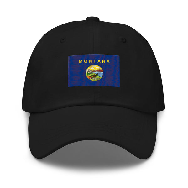 Montana State Flag Cap - Adjustable Embroidered Dad Hat