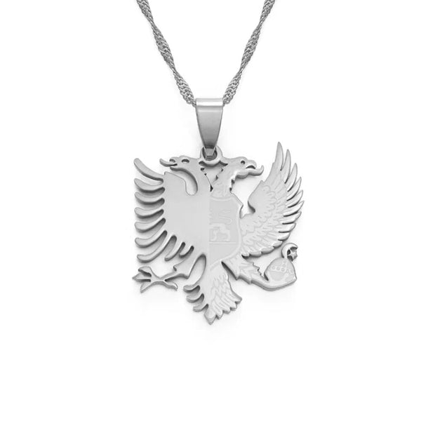 Montenegro & Albania Eagle Pendant Necklace