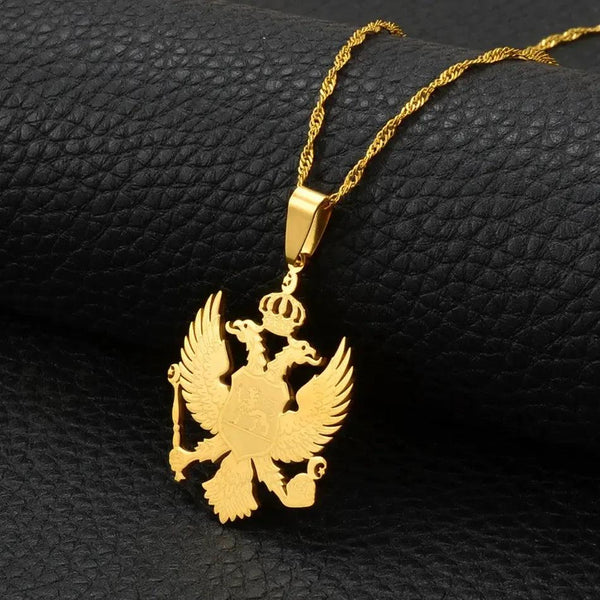 Montenegro Eagle Pendant Necklace