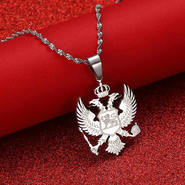 Montenegro Eagle Pendant Necklace