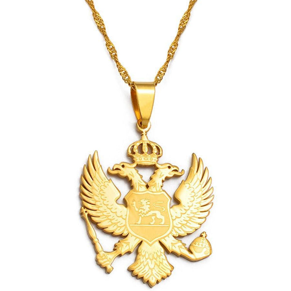 Montenegro Eagle Pendant Necklace