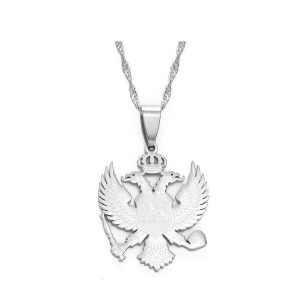 Montenegro Eagle Pendant Necklace