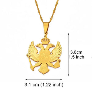 Montenegro Eagle Pendant Necklace