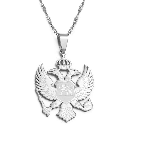 Montenegro Eagle Pendant Necklace