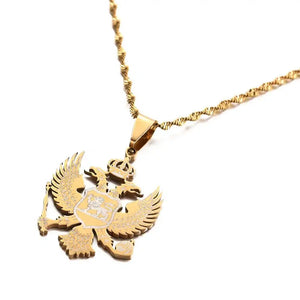 Montenegro Eagle Pendant Necklace