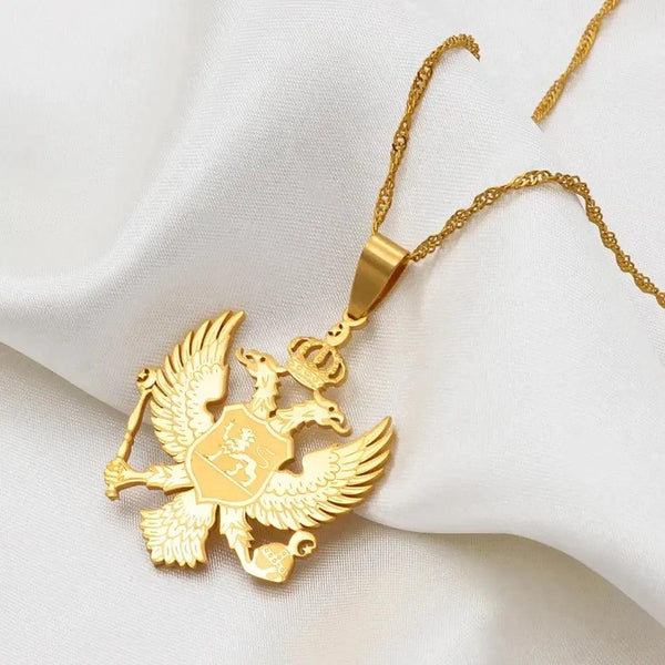 Montenegro Eagle Pendant Necklace
