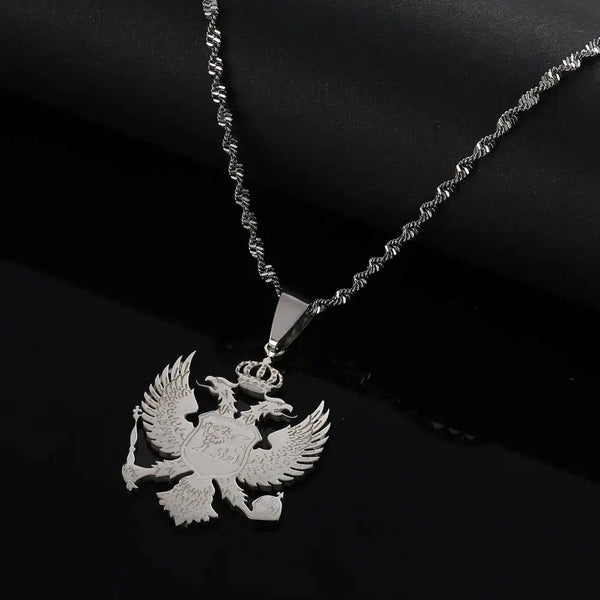 Montenegro Eagle Pendant Necklace