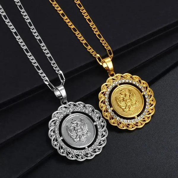 Montenegro Eagle Pendant Necklace