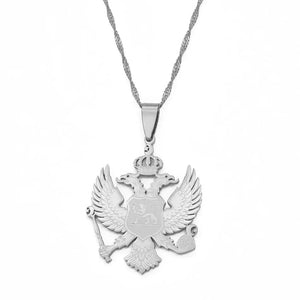 Montenegro Eagle Pendant Necklace